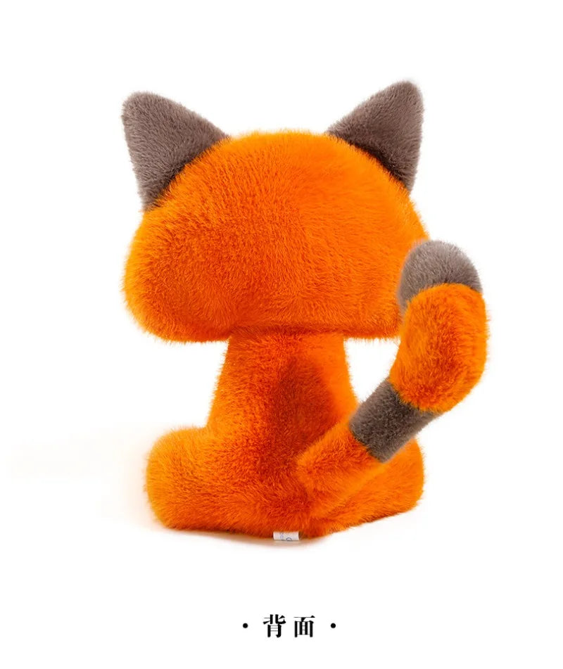 30/40CM Cute Orange Cat Plush Toy Soft Cool Kitten Stuffed Animal Doll Creative Home Decor Toy for Boys Girls Birthday Xmas Gift