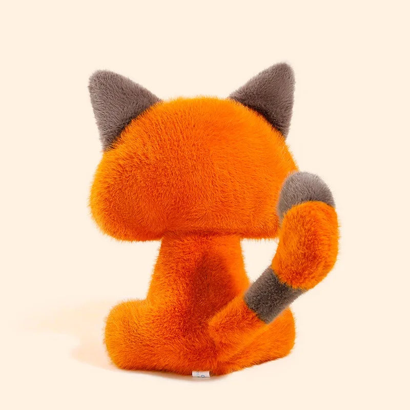 30/40CM Cute Orange Cat Plush Toy Soft Cool Kitten Stuffed Animal Doll Creative Home Decor Toy for Boys Girls Birthday Xmas Gift