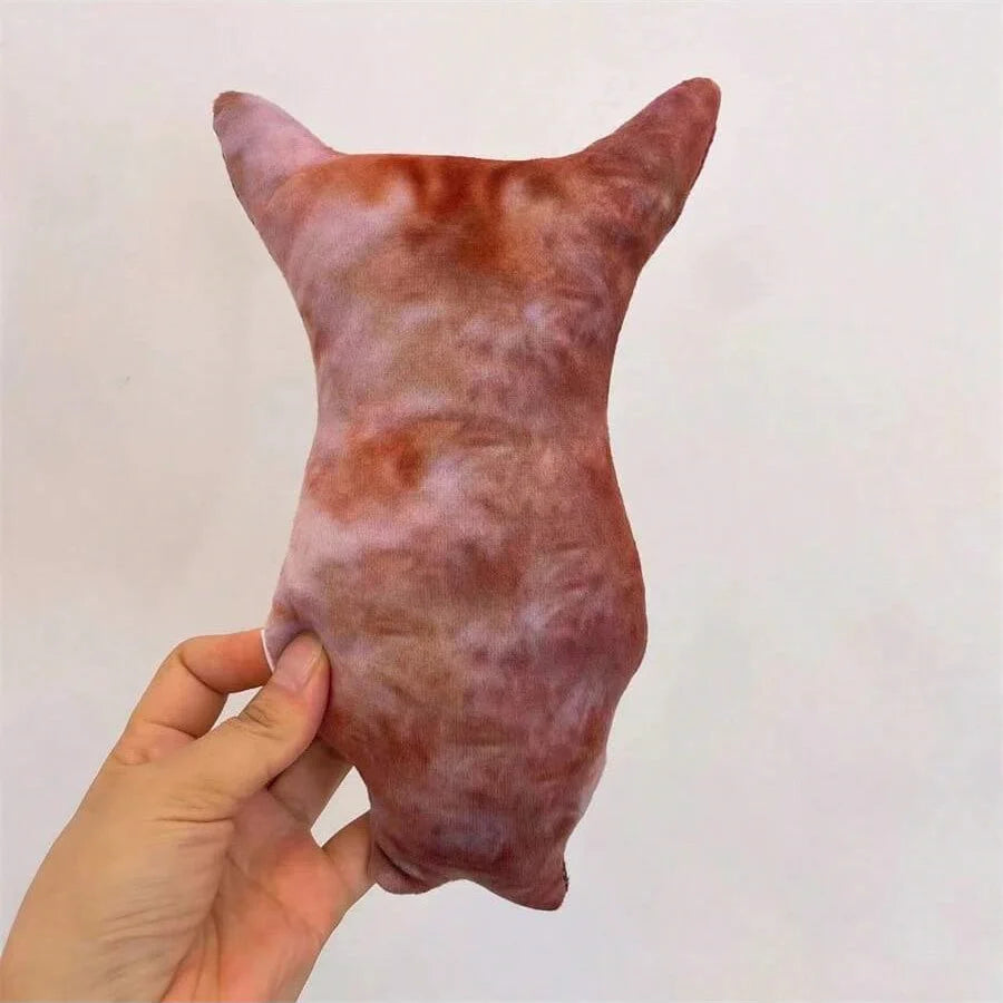 Funny Face Cat Plush Toy, Goofy Kitten Stuffed Animal Meme Cat Stuffed & Plush Animals Toy Gift for Kids Girls Girlfriend