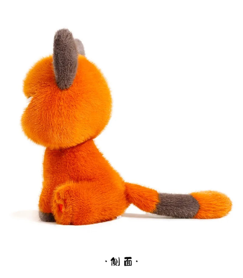 30/40CM Cute Orange Cat Plush Toy Soft Cool Kitten Stuffed Animal Doll Creative Home Decor Toy for Boys Girls Birthday Xmas Gift